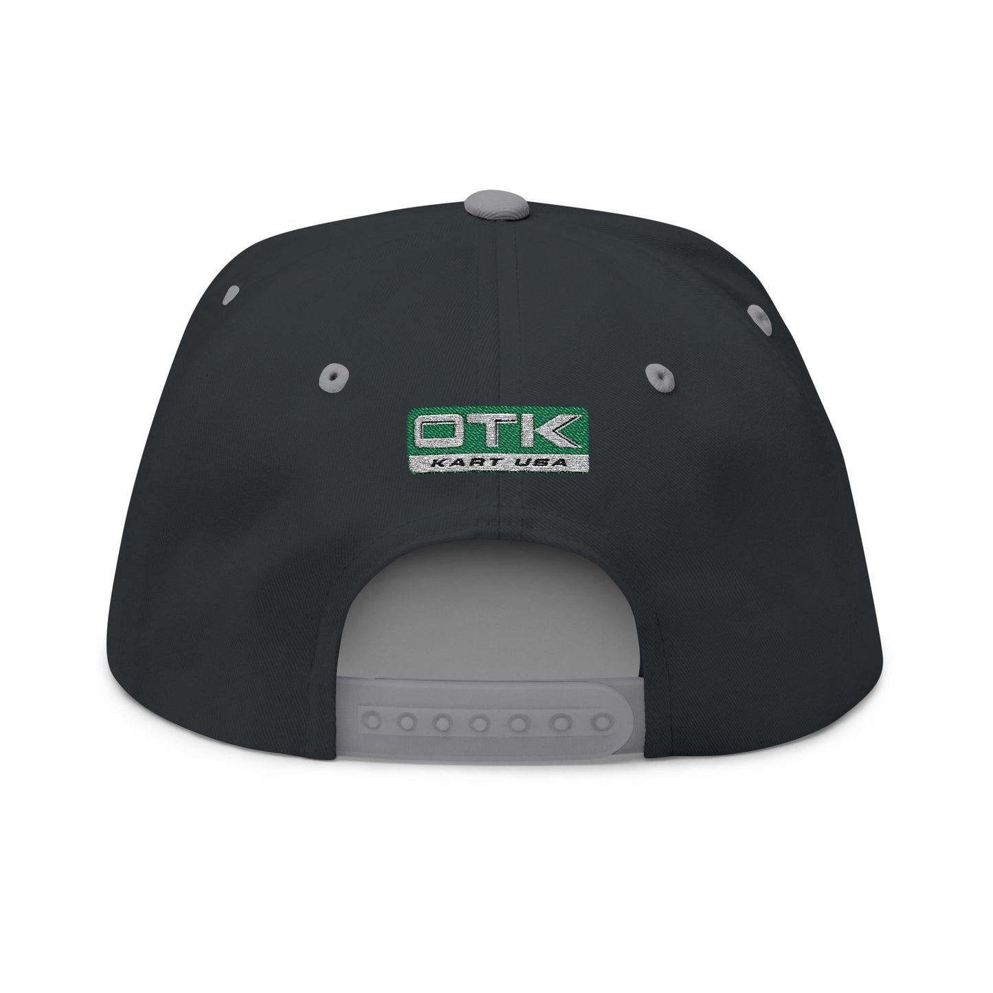 WRS Kart Racing Embroidered Flat Bill Cap