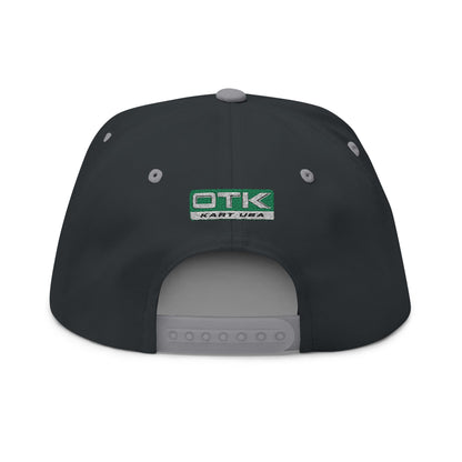 WRS Kart Racing Embroidered Flat Bill Cap