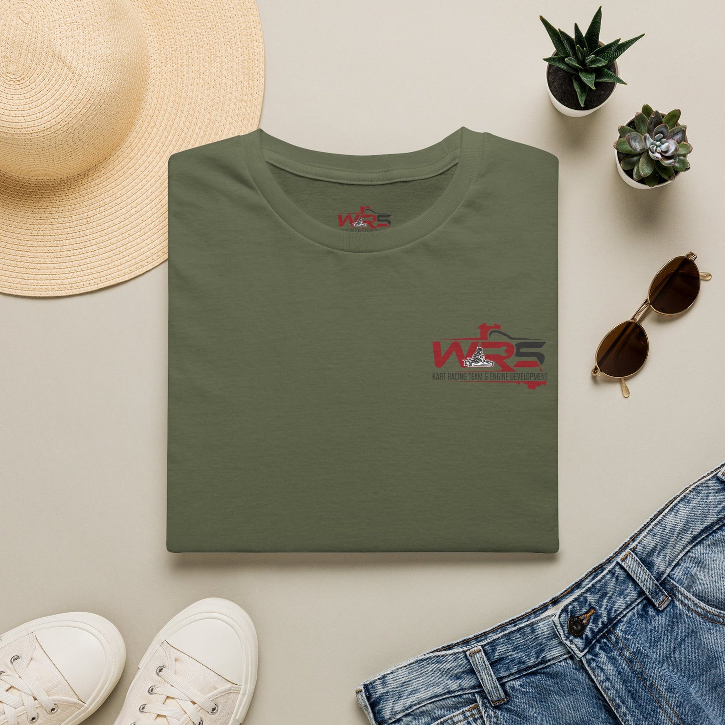 WRS  Logo T‑Shirt — Casual College Tee