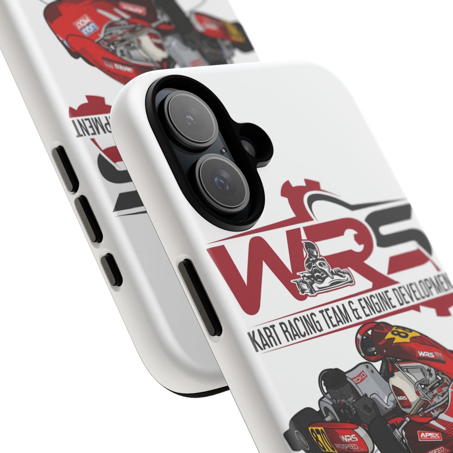 Kart Racing Tough Phone Case – 'WRS' Engine Development Design