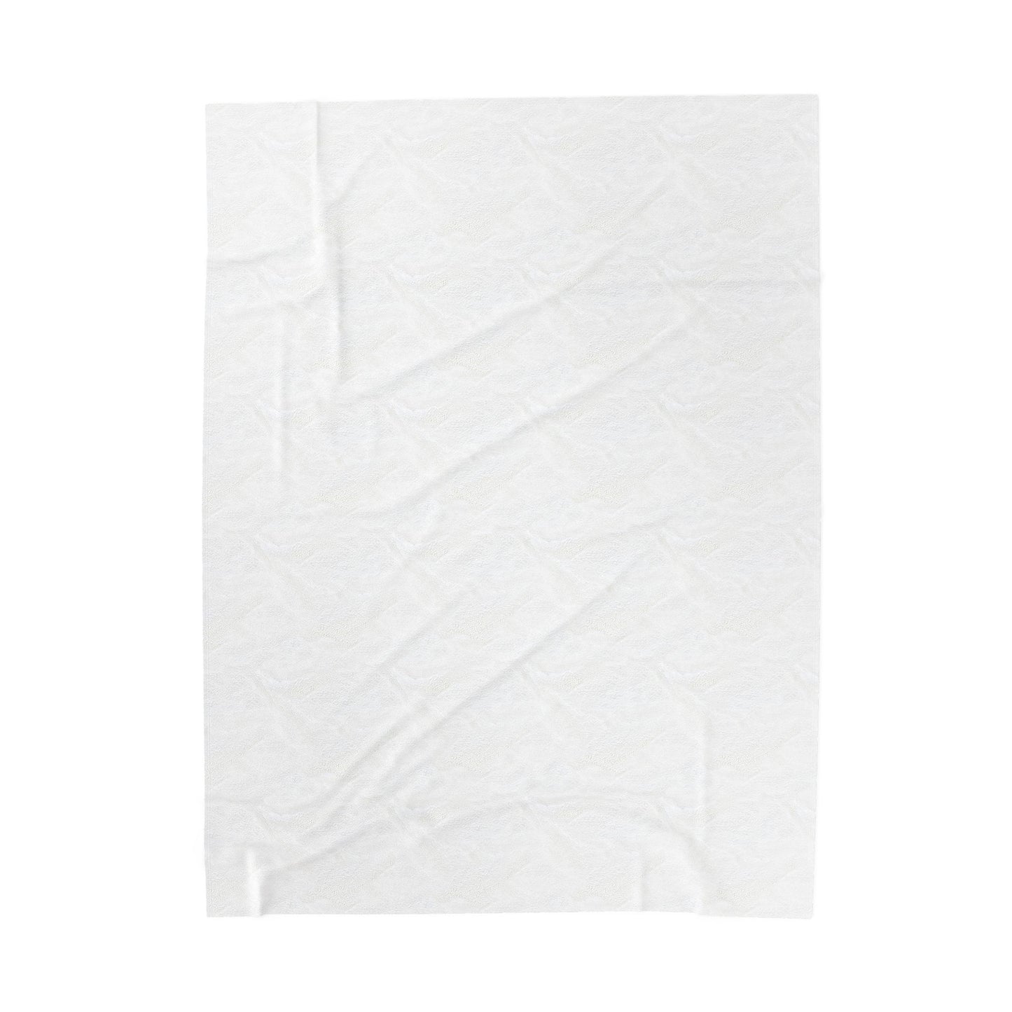 Velveteen Plush Blanket — Repeating WR5 Racing Logo Cozy Throw