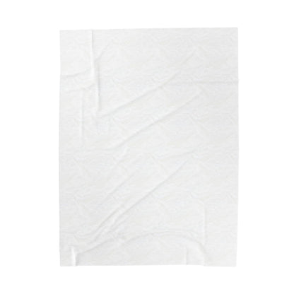 Velveteen Plush Blanket — Repeating WR5 Racing Logo Cozy Throw