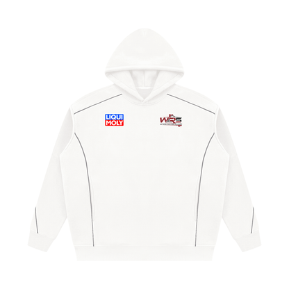 Unisex Oversized Piping Fleece Hoodie