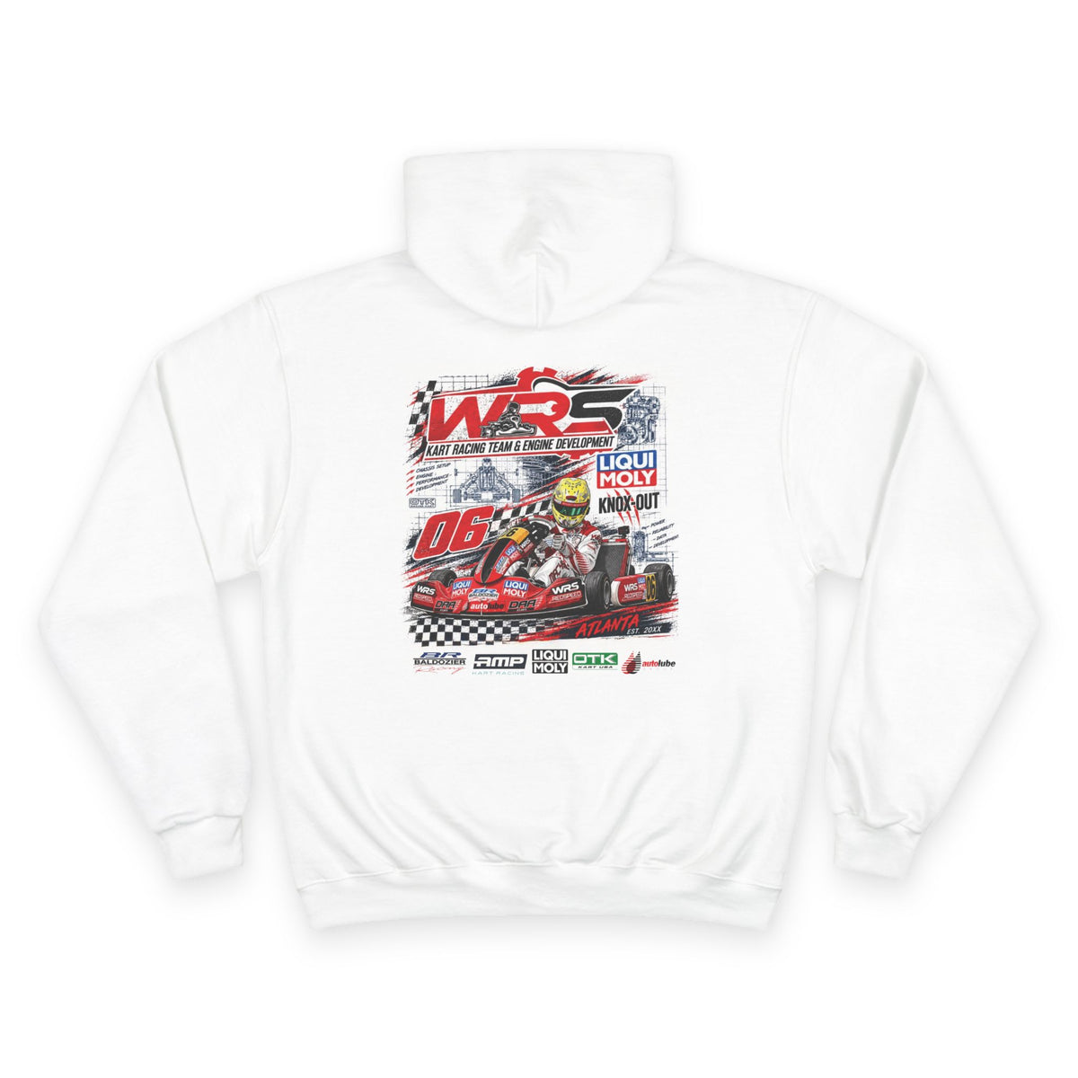 Racing Team Champion Hoodie – WRS Motocross Graphic Pullover