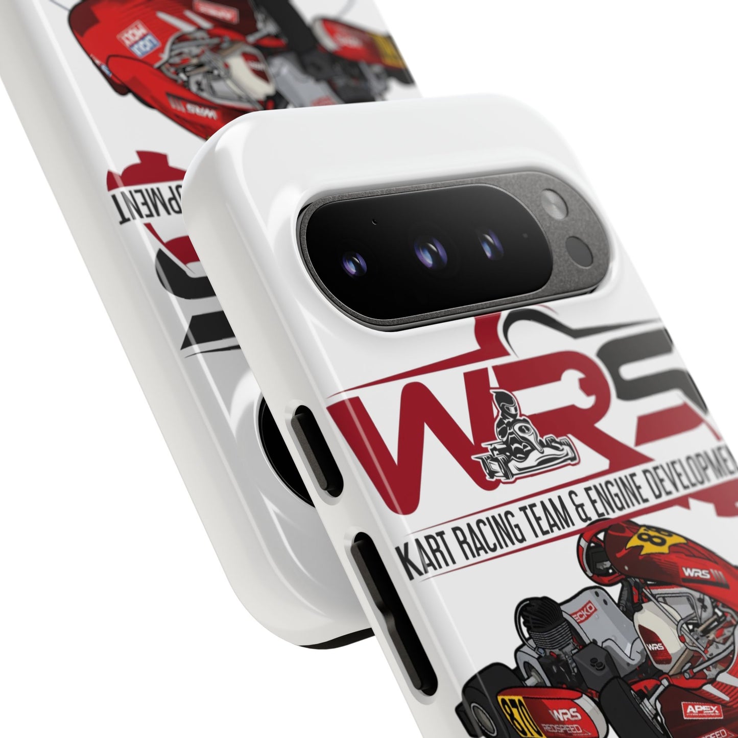 Kart Racing Tough Phone Case – 'WRS' Engine Development Design