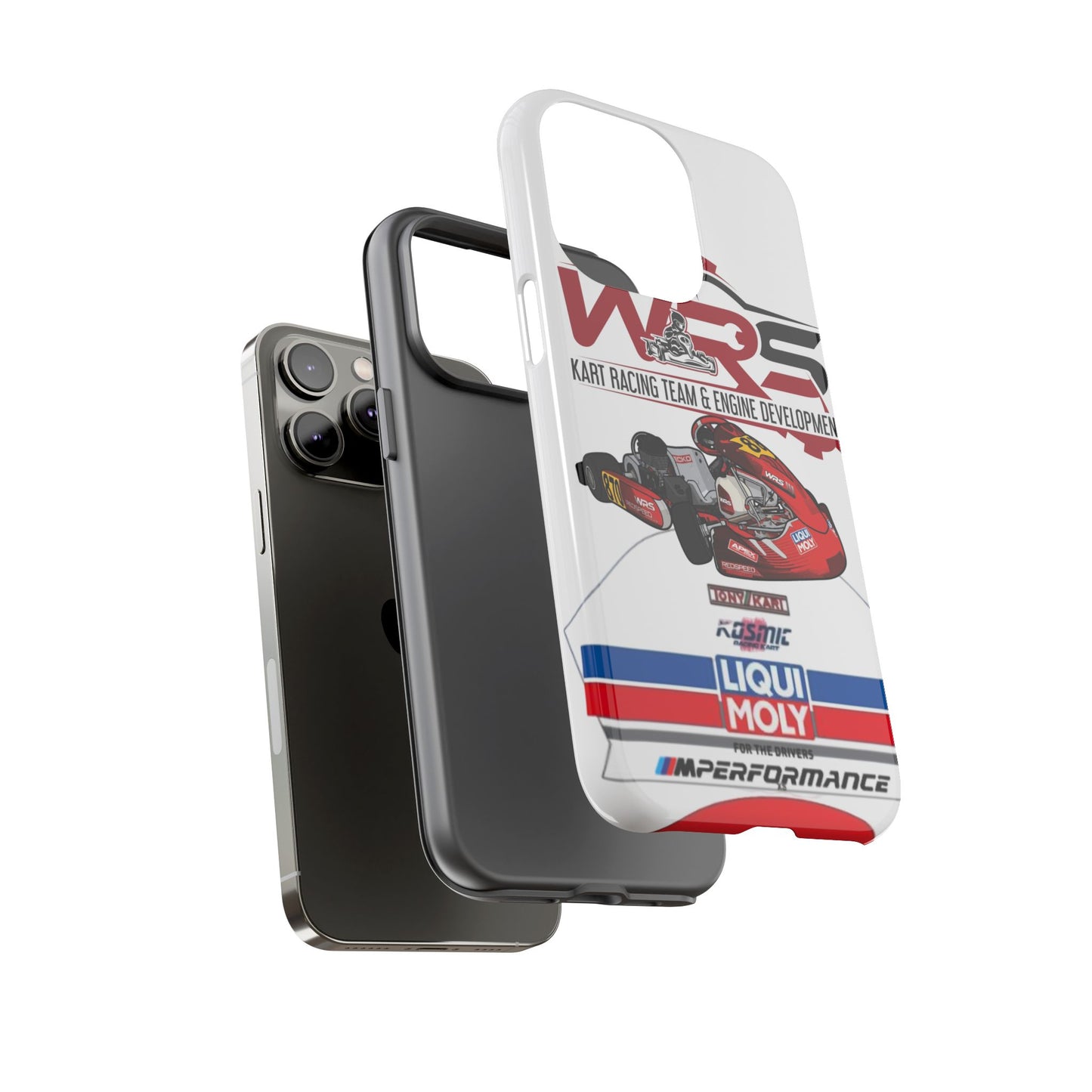 Kart Racing Tough Phone Case – 'WRS' Engine Development Design