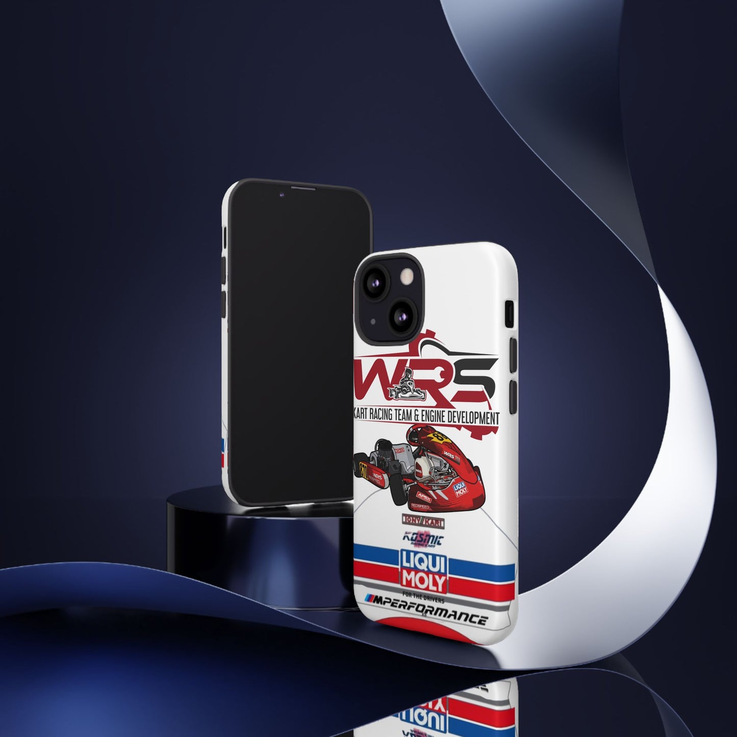 Kart Racing Tough Phone Case – 'WRS' Engine Development Design