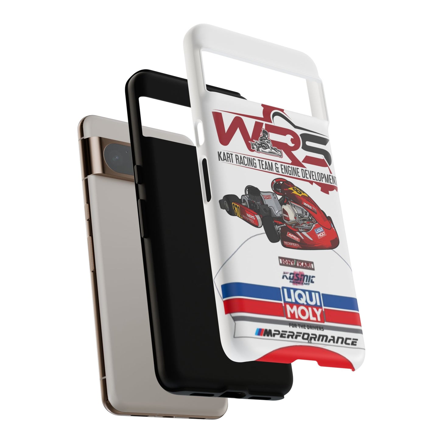 Kart Racing Tough Phone Case – 'WRS' Engine Development Design