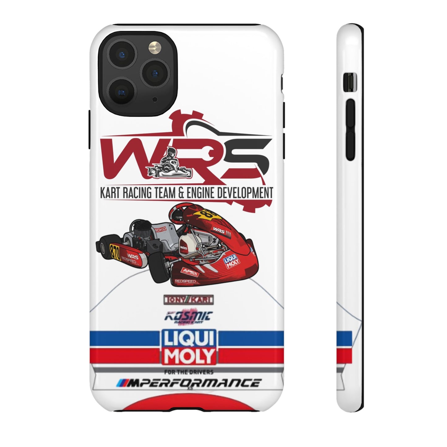 Kart Racing Tough Phone Case – 'WRS' Engine Development Design