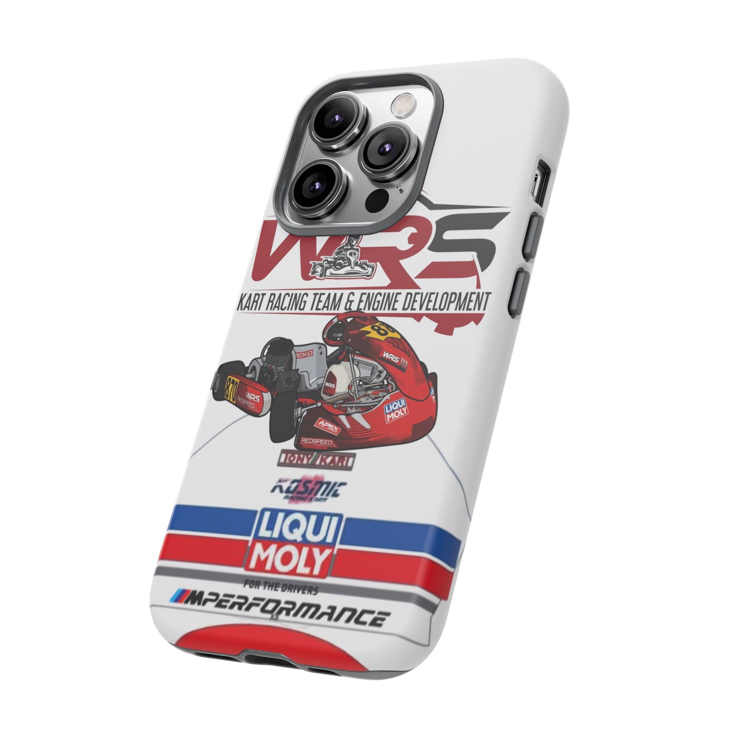Kart Racing Tough Phone Case – 'WRS' Engine Development Design