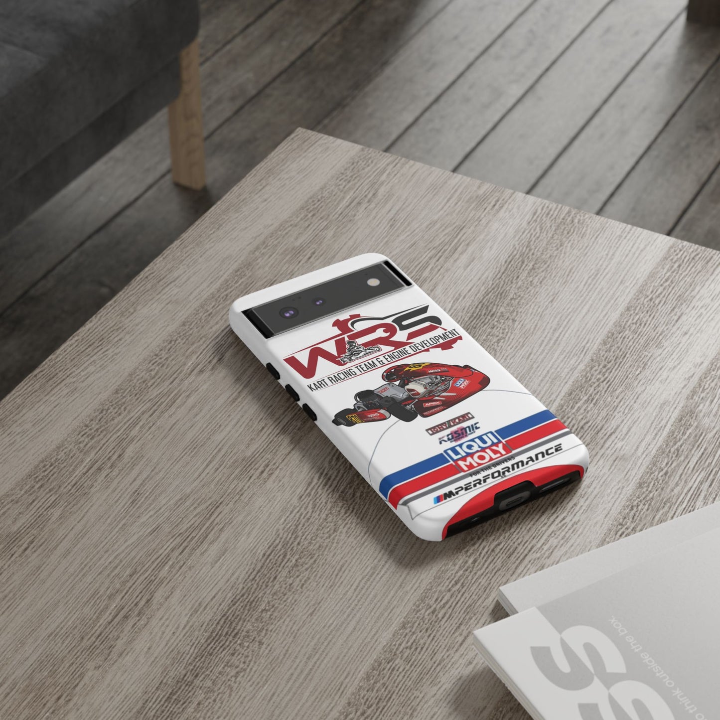 Kart Racing Tough Phone Case – 'WRS' Engine Development Design