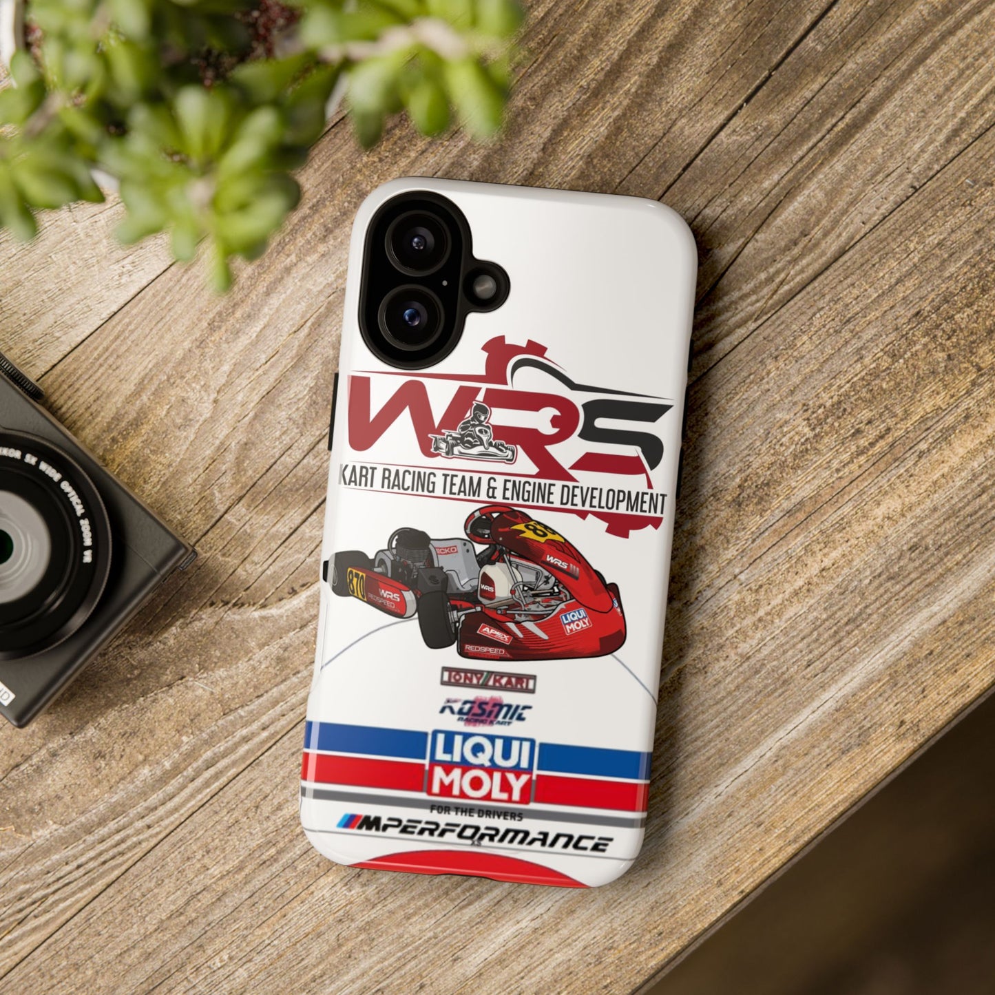 Kart Racing Tough Phone Case – 'WRS' Engine Development Design
