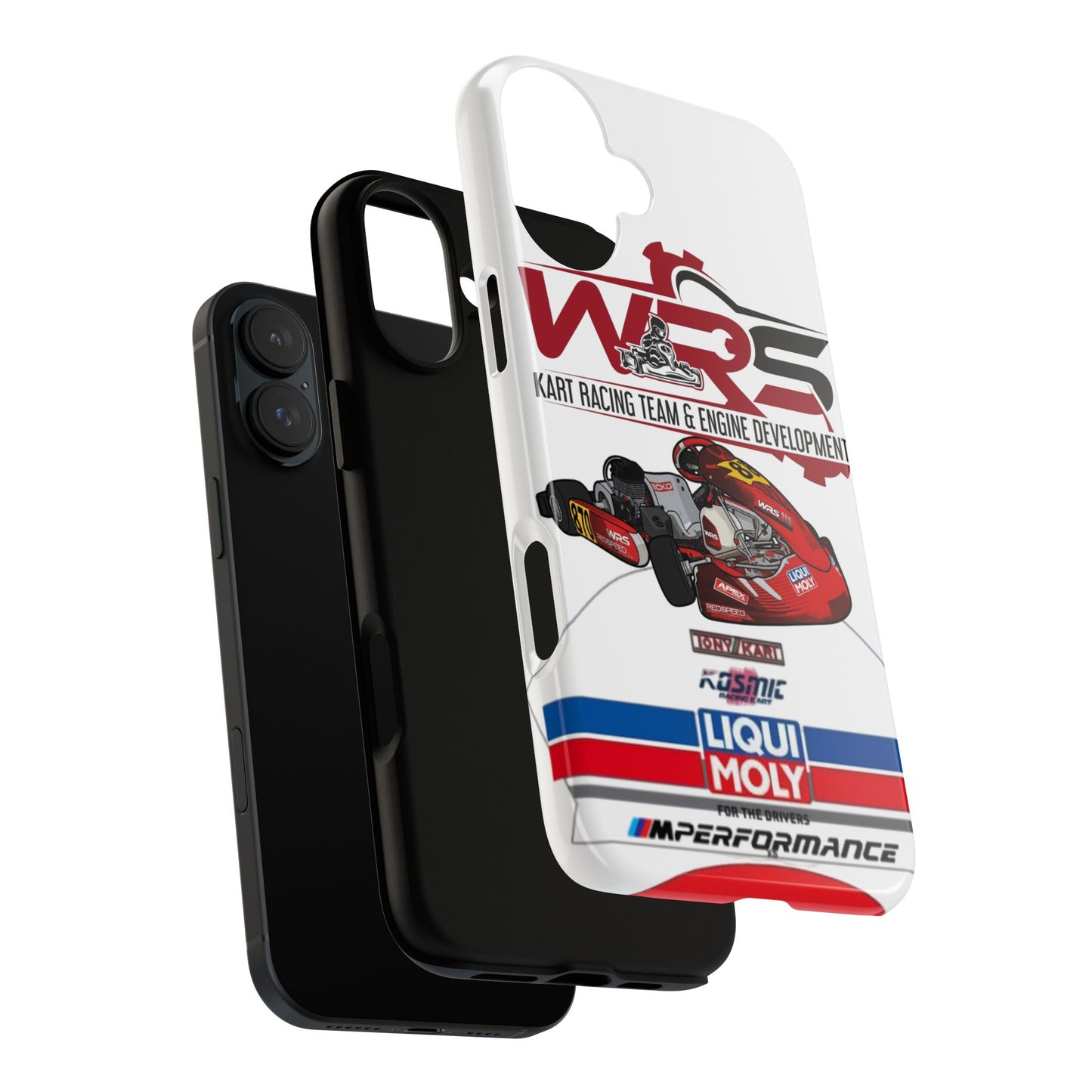 Kart Racing Tough Phone Case – 'WRS' Engine Development Design