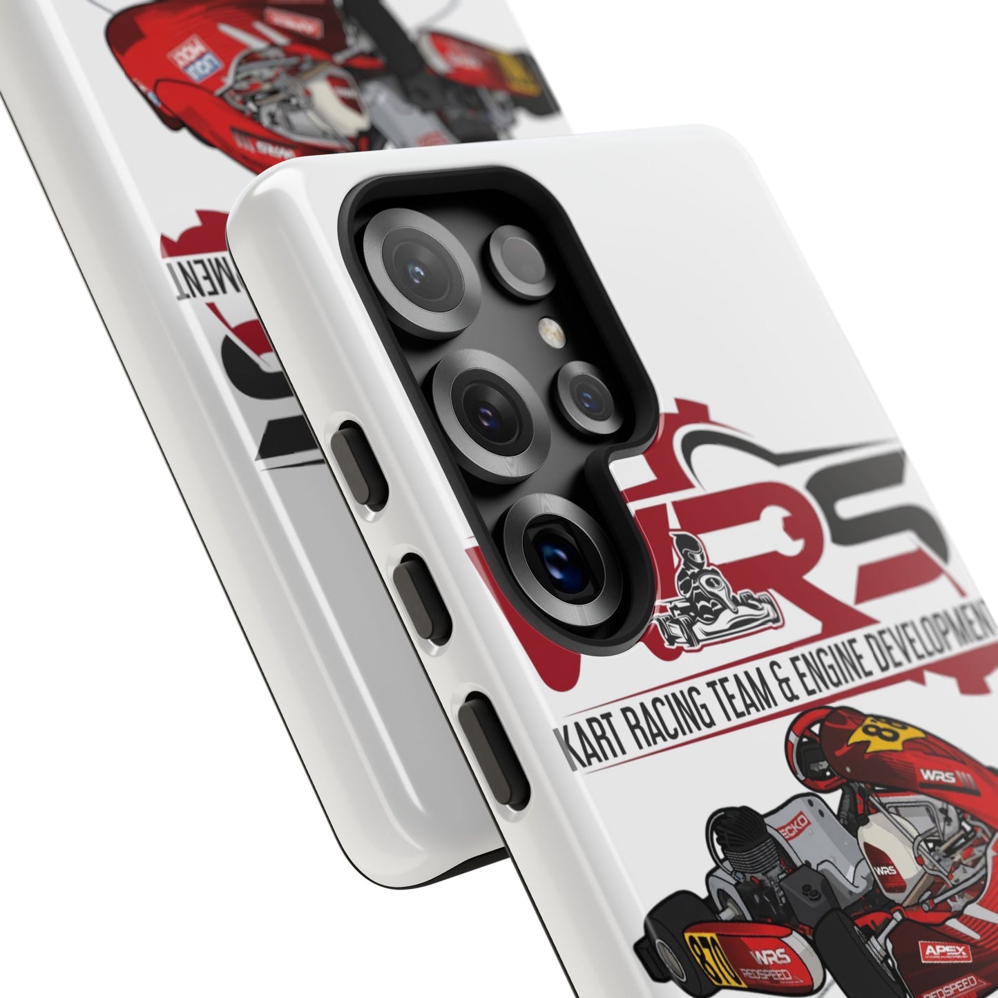 Kart Racing Tough Phone Case – 'WRS' Engine Development Design