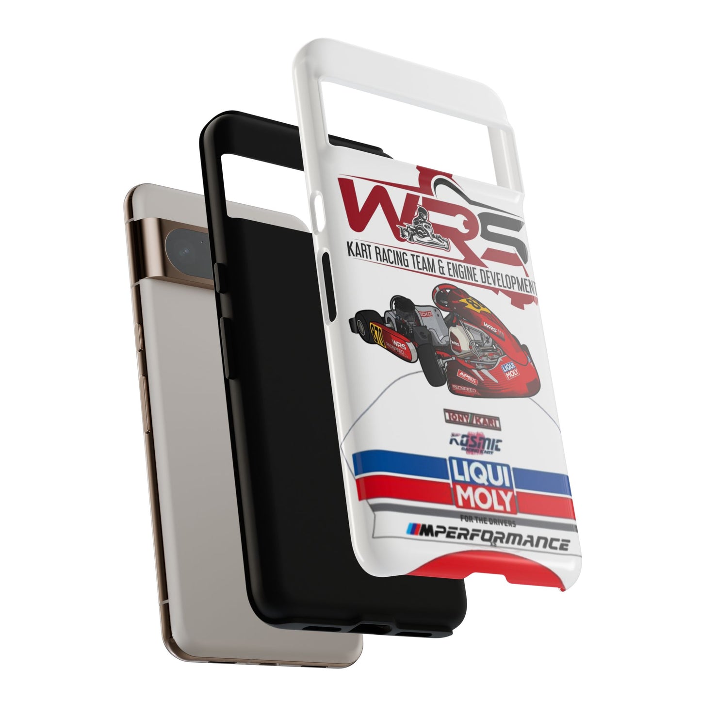 Kart Racing Tough Phone Case – 'WRS' Engine Development Design