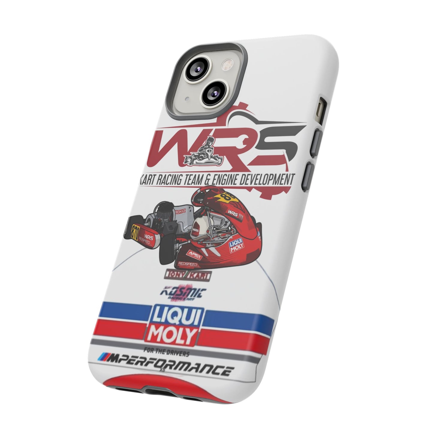 Kart Racing Tough Phone Case – 'WRS' Engine Development Design