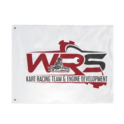 Racing Team Double-Sided Flag — Kart Racing & Engine Development Banner