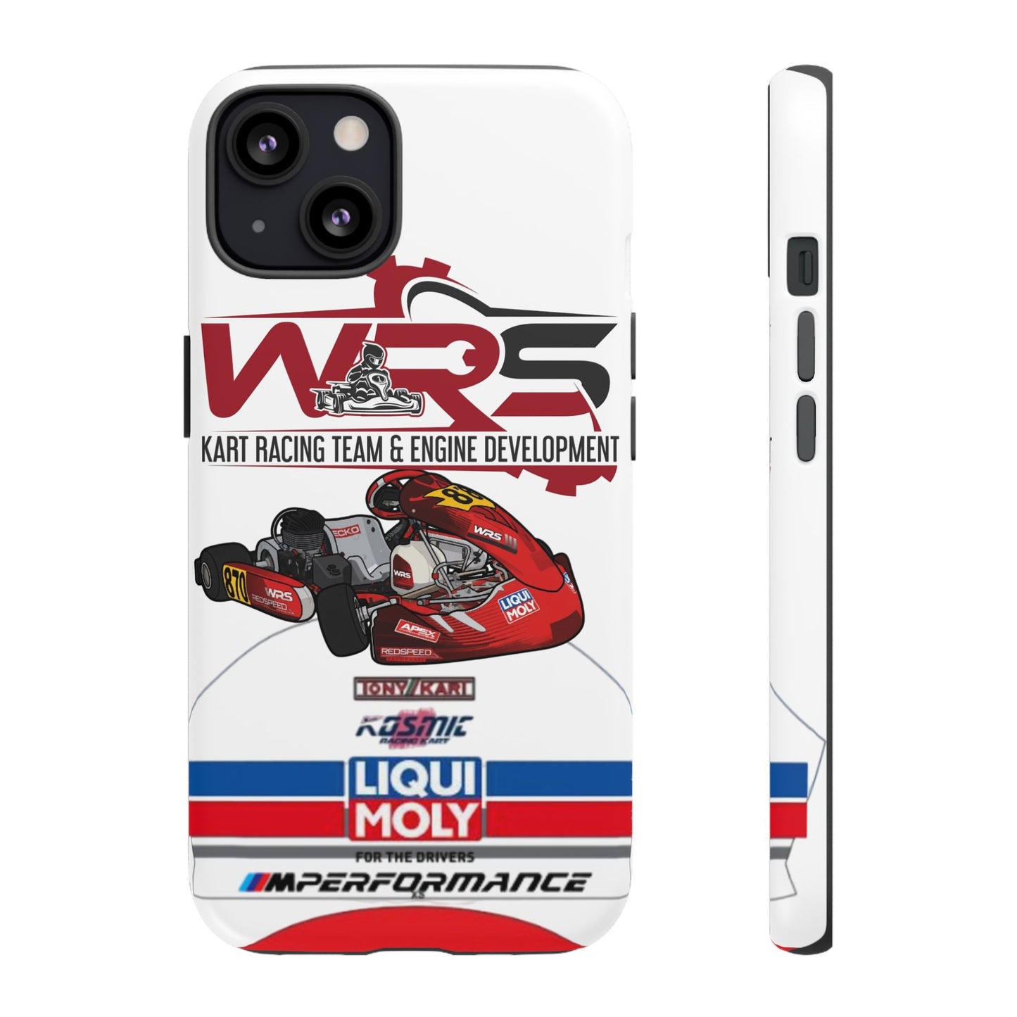 Kart Racing Tough Phone Case – 'WRS' Engine Development Design