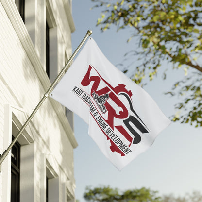 Racing Team Double-Sided Flag — Kart Racing & Engine Development Banner