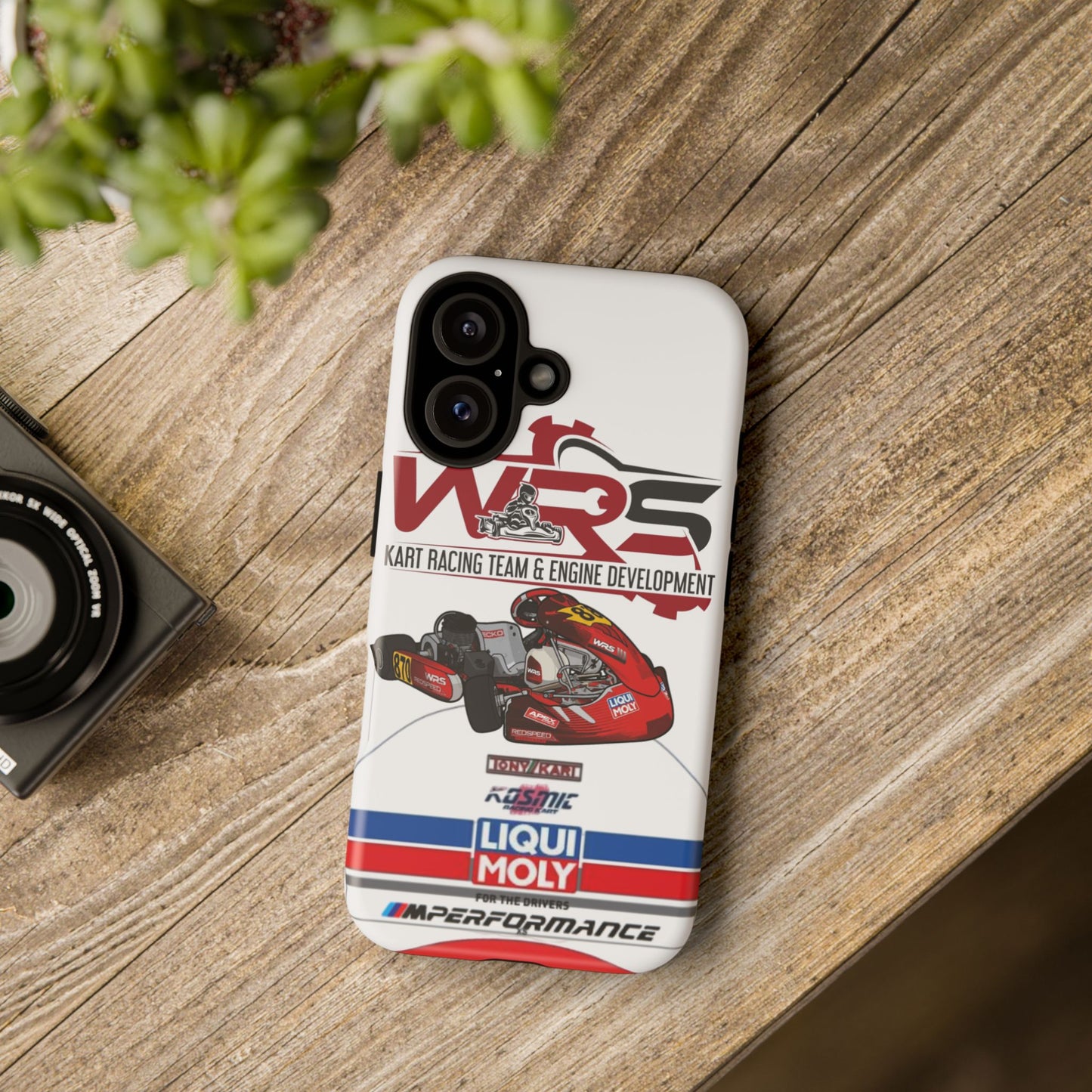 Kart Racing Tough Phone Case – 'WRS' Engine Development Design