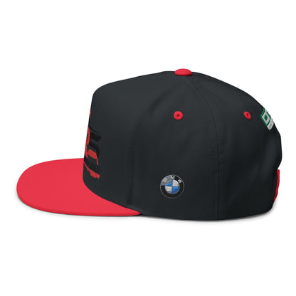 WRS Kart Racing Embroidered Flat Bill Cap