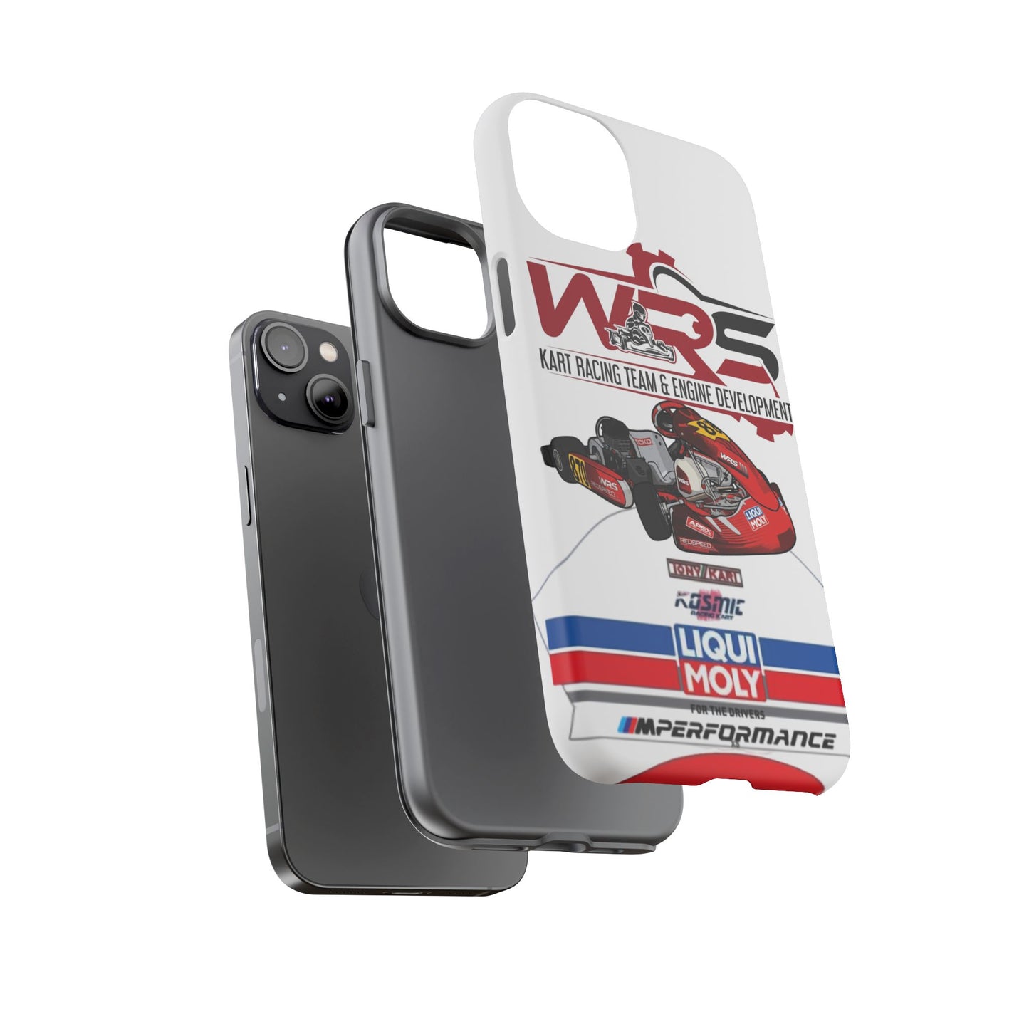 Kart Racing Tough Phone Case – 'WRS' Engine Development Design