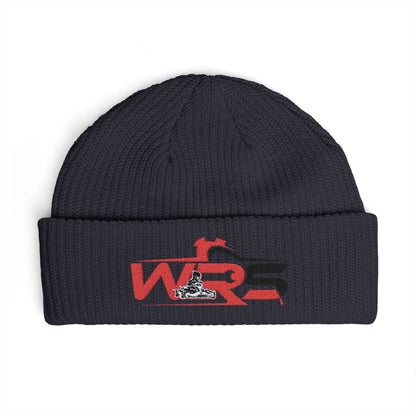 Cuff Beanie - Vintage Racing Logo Knit Cap